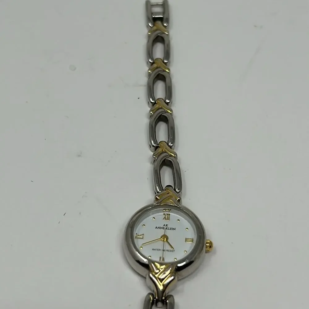 Vintage Anne Klein Women's 2 tone 100% Water Resistant Watch